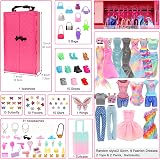 Miunana 101 pcs Wardrobe Closet Doll Clothes Accessories Set 11.5 Inch view 2