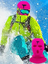1Pc Embroidery Balaclava Face Mask 3-Hole for Cold