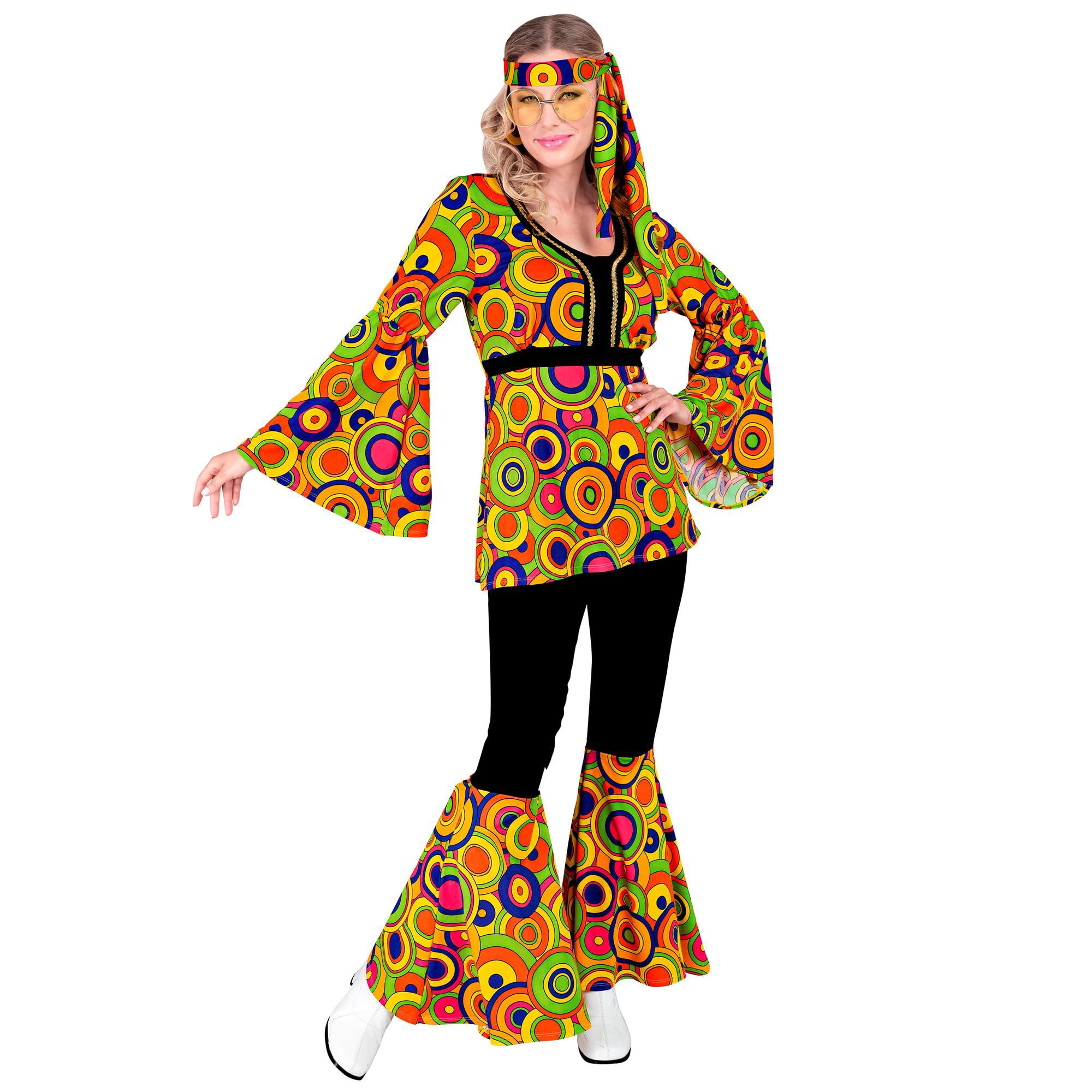 W WIDMANN MILANO Party Fashion - 70s Groovy Style, Disco Fever, Dancing Queen, Hippie, Strike Move Costume
