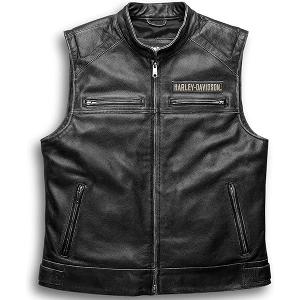 トップス 00s leather vest Harley-Davidson joker HARLEY DAVIDSON LEATHER VEST SIZE 40 | eBay