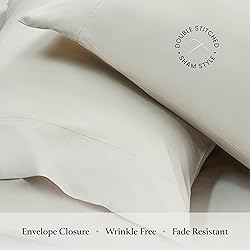 BELADOR Silky Soft Cali King Sheet Set - Luxury 6