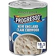 Progresso New England Clam Chowder, Reduced Sodium Canned Soup, 18.5 oz