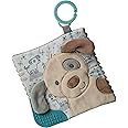 Mary Meyer Crinkle Teether Toy with Baby Paper and Squeaker, 6 x 6-Inches, Sparky Puppy