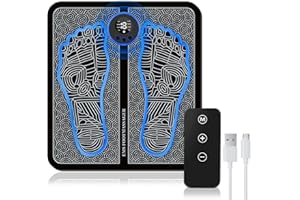 Sufeasdf EMS Foot Massager for Neuropathy feet Massager with Remote Control for Circulation and Pain Relief for Improved Circulation or Muscle Relaxation and Pain Relief