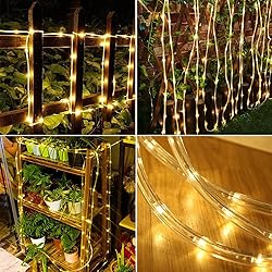 Solar Rope Light Waterproof IP65 39FT 100LEDs
