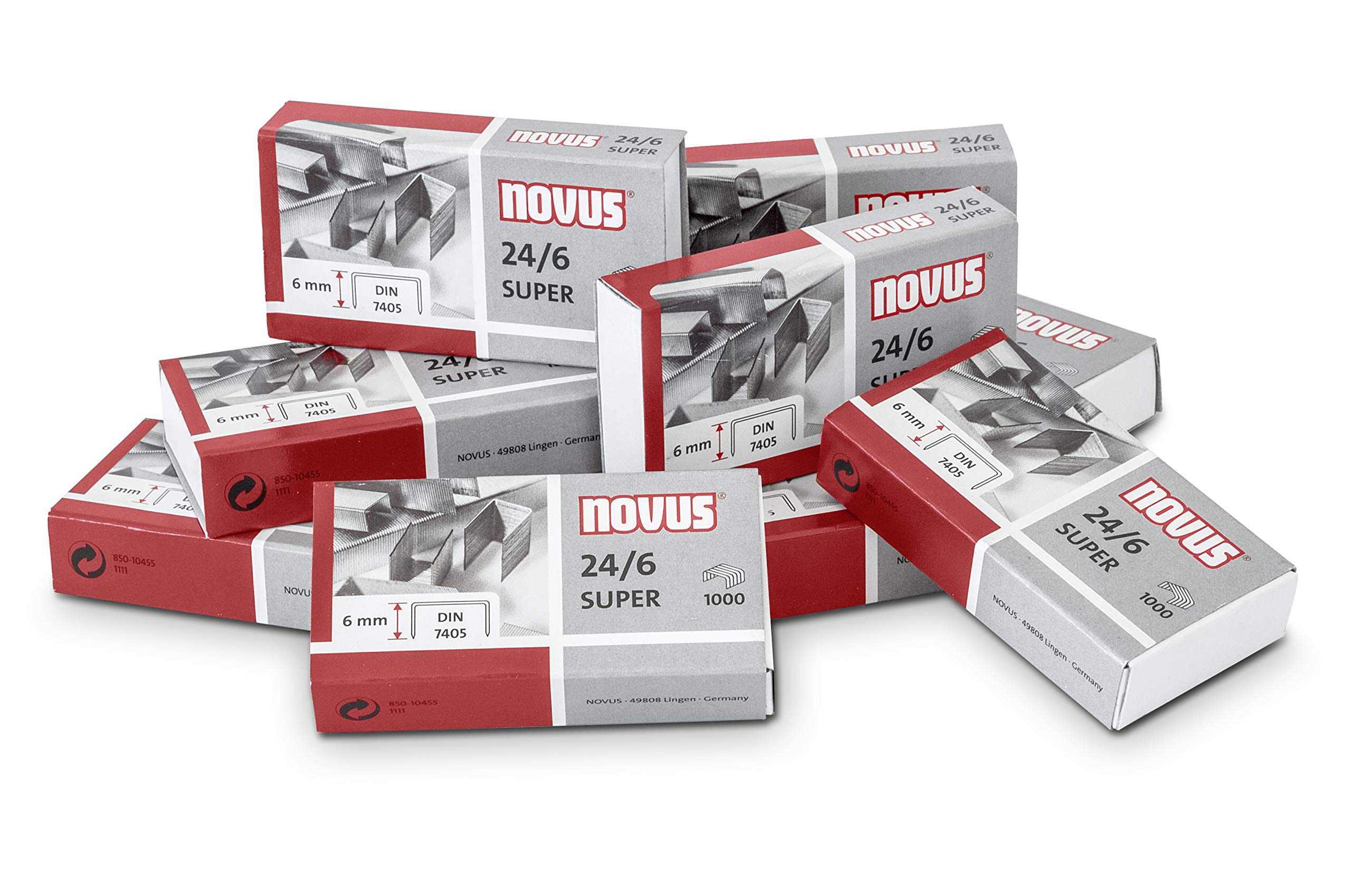 Novus Staples for Office Stapler HK 24/6 DIN Super, 100 Boxes of 1000 Staples)