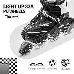 Ruthfot Adjustable Inline Skates for Boys and Girls