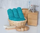 Utopia Towels 8 Piece Set Turquoise 2 Bath 2 Hand 4 Washcloths Cotton view 8