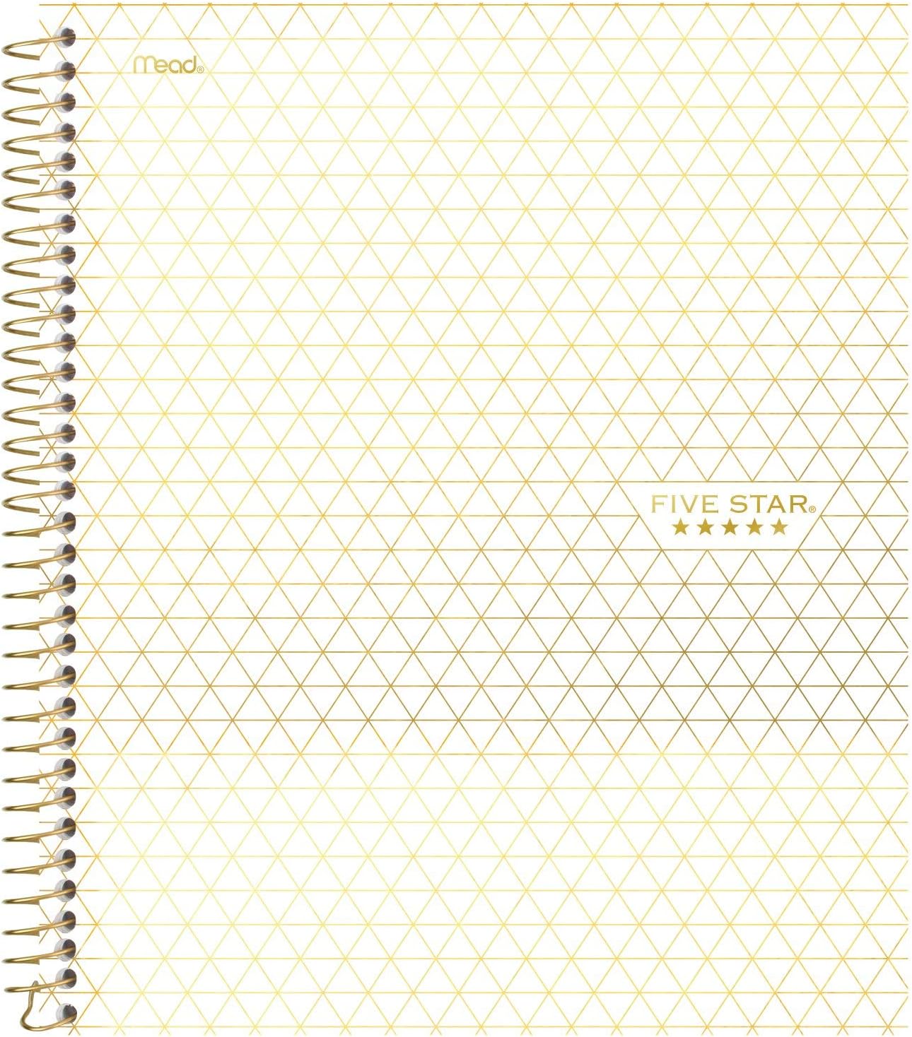 Five Star Spiral Notebook, 1 Subject, College Ruled Paper, 100 Sheets, 11" x 8-1/2", Design Selected For You (06348): Furniture & Decor