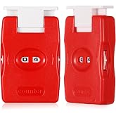 2 Pieces Knitting Counter, Stitch Counter Kacha Needle Marking Tool Plastic Knitting Crochet Stitch, Red