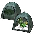 2PCS Plant Shade Tent, 22x22x22 Inch Garden Shade Tent UV Resisitant Plant Sunshade Cover Sun Blocker Plant Cover Tent Green Plant Sun Protection Tent Protect Outdoor Plants from Animals