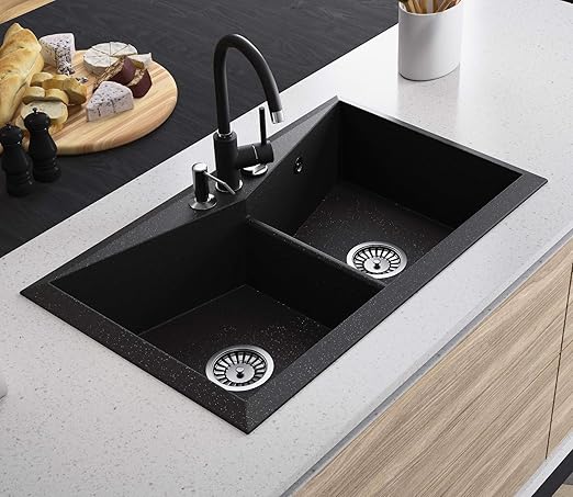 Black Kitchen Sink Lavello Diamond 200lt 31 Kitchen Sinks Drop