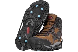 Due North Everyday G3 Ice Cleats for Shoes & Boots - Traction Spikes for Men & Women to Improve Grip on Snow & Ice