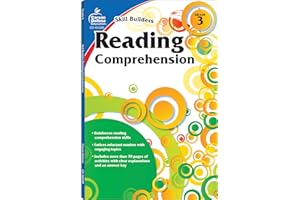 Carson Dellosa Skill Builders Reading Comprehension 3rd Grade Workbook, Fiction and Nonfiction Passages, Vocabulary Word Sear