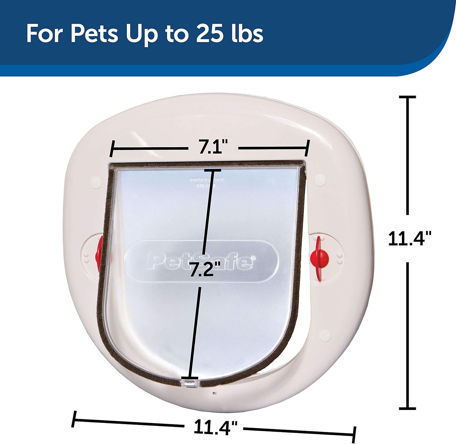 PetSafe Interior and Exterior Cat Door - Microchip RFID Pet Door - 4-Way Locking - Big Cat - Works With up to 40 Programmed Pets : Pet Doors : Pet Supplies