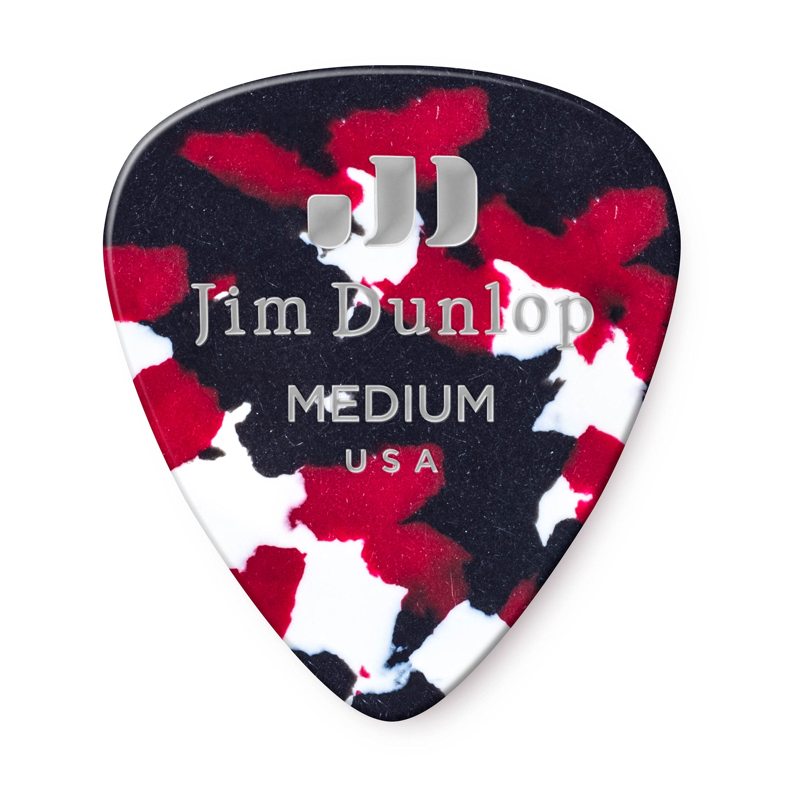 Jim Dunlop 483P06MD Confetti Classic Guitar Pick Player Pack (Pack of 12)