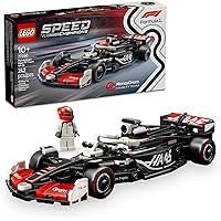 LEGO Speed Champions MoneyGram Haas F1 Team VF-24 Race Car Toy - Building Set for Kids, Boys & Girls, Ages 10+ - Toy Car for