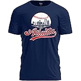 TeeStock Baseball Shirt Fan Cityscape T-Shirt with Urban Skyline Graphic