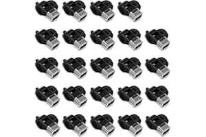 Hipat Whistle with Lanyard, Loud Crisp Sound Plastic Sports Whistles for Coaches, Referees, Training, Emergency Survival