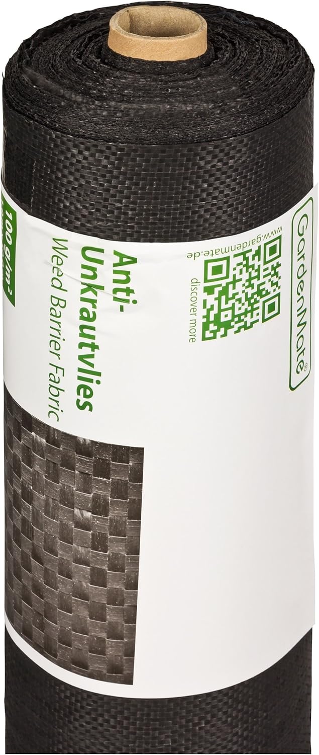 15m X 1m Bodengewebe Bändchengewebe Unkrautfolie Mulchfolie UV Stabil 100g - Foto 5