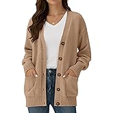ZAFUL Womens Cardigan Sweaters Chunky Winter Cotton Blended Button Down Clothes Fall Long Sleeve Outfits 2025 Trendy