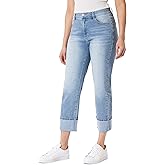 Angels Forever Young Womens Signature Straight Crop Jeans