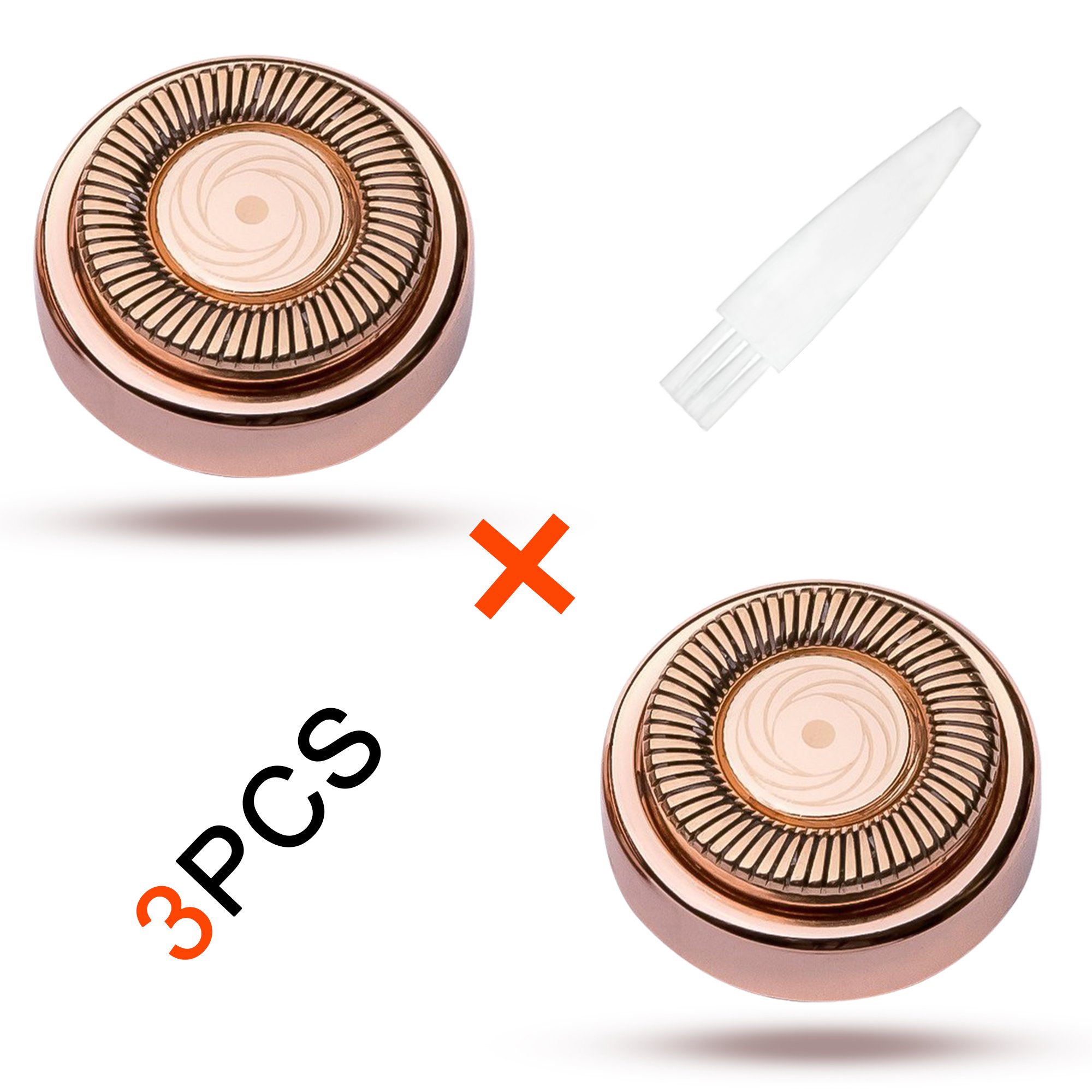 Facial Hair Remover Replacement Blade Heads,Women's Painless Remover