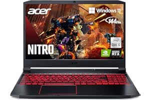 Acer Nitro 5 AN515-55-53E5 Gaming Laptop | Intel Core i5-10300H | NVIDIA GeForce RTX 3050 Laptop GPU | 15.6" FHD 144Hz IPS Di