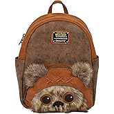 Loungefly x Star Wars Wicket W. Warrick the Ewok Mini Backpack (One Size, Multicolored)