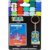 HONAV FIFA World Cup Host City Collector's Set &ndash; Includes Lapel Pin, Keychain &amp; Magnet &ndash; Celebrates Your Favorite Host City
