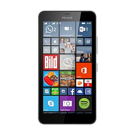 Microsoft Lumia 640 XL Dual-SIM LTE Smartphone (14,5 cm (5,7 Zoll) HD-LCD-Display, 1,2-GHz-Quad-Core-Prozessor, 13 Megapixel-