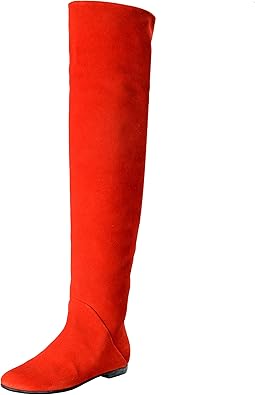 red suede boots womens