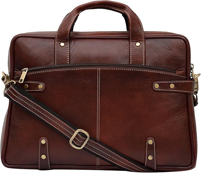 HiLEDER 100 Pure Leather laptop bags for men & women/office bags/messenger bags/side bags