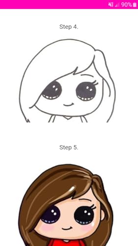 How To Draw A Cute Girl Easy Amazon Co Uk Appstore For Android