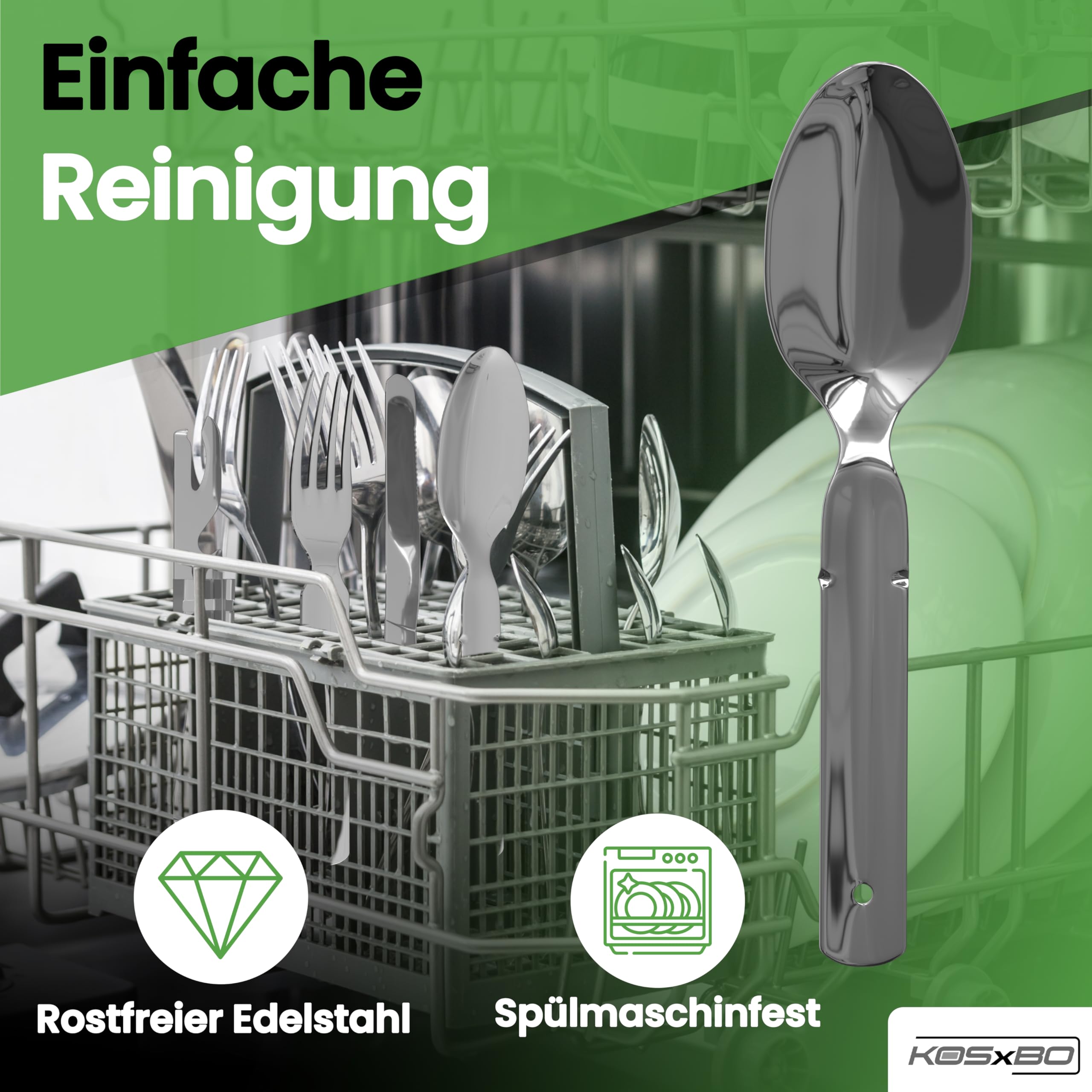 BUNDESWEHR EDELSTAHL BESTECK CAMPINGBESTECK 4-TEILIG CAMPING BESTECKSET ALS ESSBESTECK FESTIVAL OUTDOOR BESTECK 7