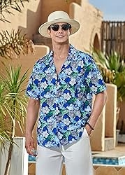 Hawaiian Shirt for Men Short Sleeve Button Down