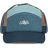 Croogo Fleece Baseball Cap with Ear Flaps Winter Warm 5 Panel Hat Soft Trapper Hat for Men