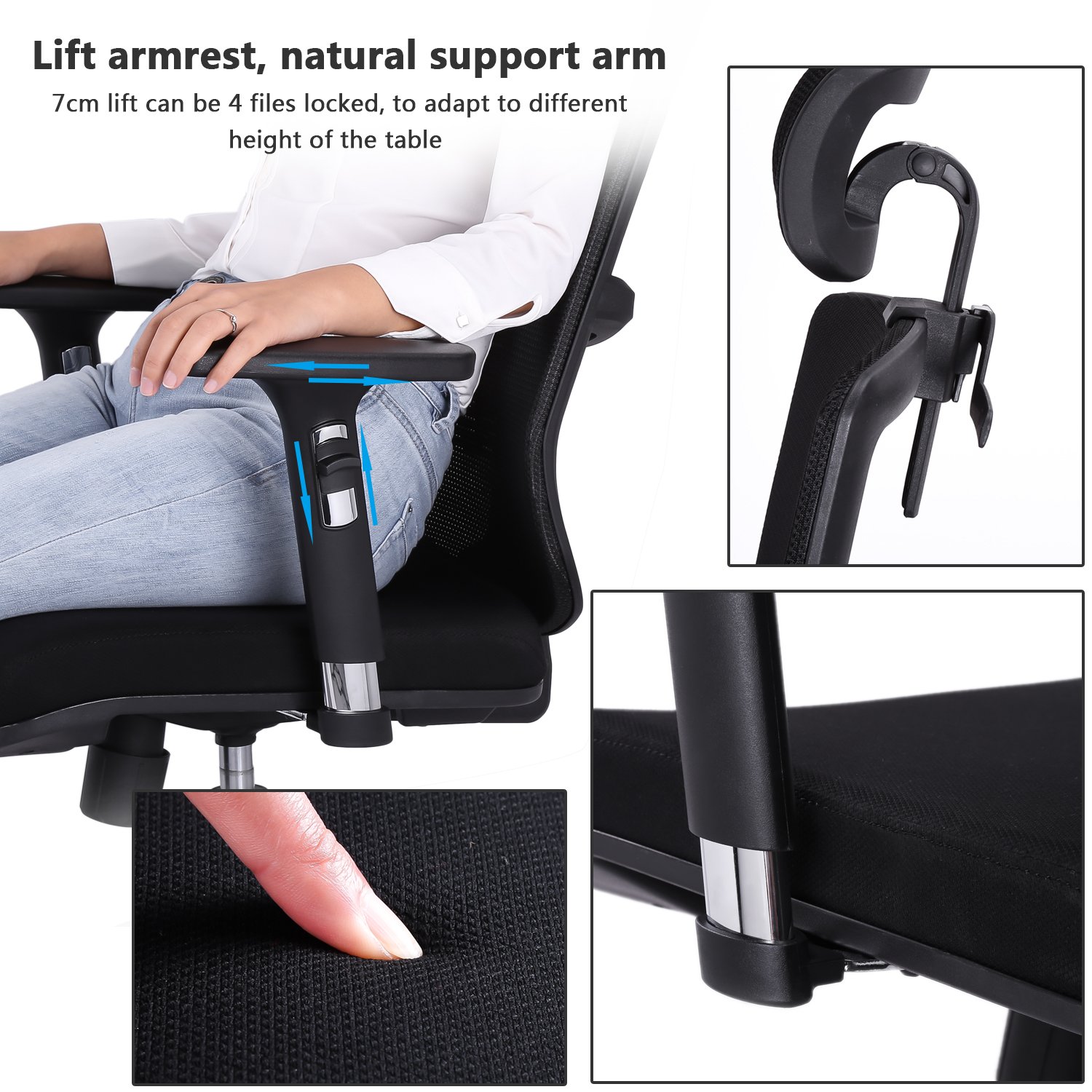 Argomax Mesh ergonomic office chair(EMOC002)