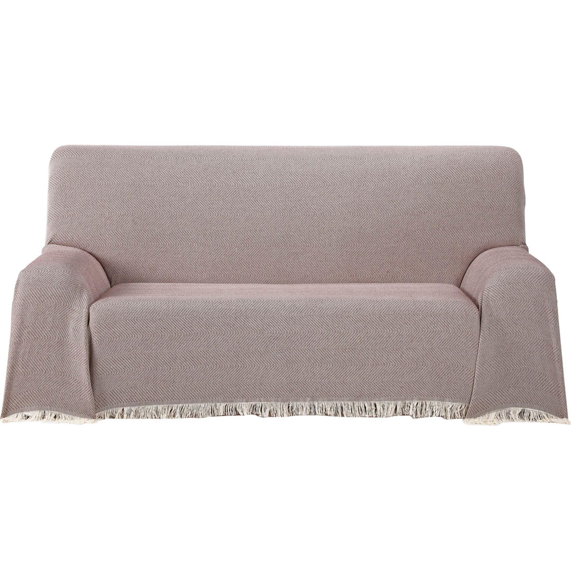 ECOMMERC3 | Multipurpose Bedspread Size 130 x 180 cm for Sofa or Bed – Multi-purpose Foulard Extra Soft Touch Garnet