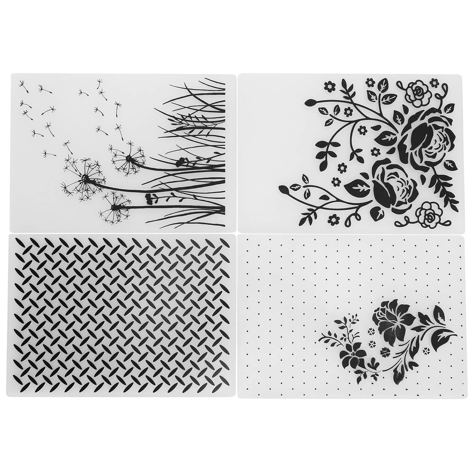 Embossing Folders, Templates Mold, Embossing Tool Embossing Template 14. 7 x 10. 3cm Embossing Folder Plastic for DIY Scrapbooking for Photo Album Decoration Card Making Scrapbooking