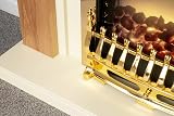 Adam Chilton Oak Cream Fireplace Suite Brass Blenheim Electric Fire 39 Inch view 4