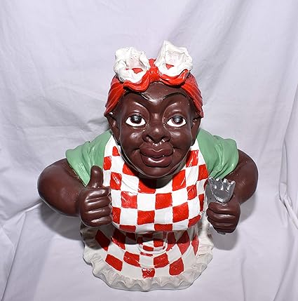 New 18 African American Black Aunt Jemima Chef Cook Decorative