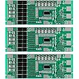 3Pcs 6S 18650 Li-Ion Lithium Battery PCB Protection Board 24V 40A Solar Lighting BMS PCB with Circuit Balanced Protection Module Cell Charging Module with Balance Function for Drill Motor
