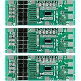 3Pcs 6S 18650 Li-Ion Lithium Battery PCB Protection Board 24V 40A Solar Lighting BMS PCB with Circuit Balanced Protection Module Cell Charging Module with Balance Function for Drill Motor