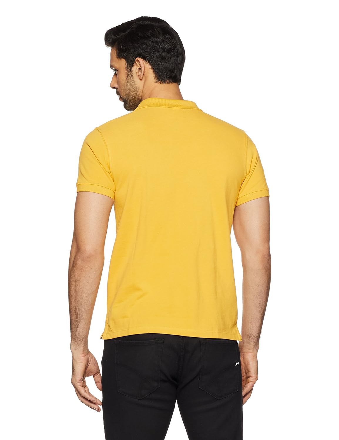 lee men's solid regular fit polo