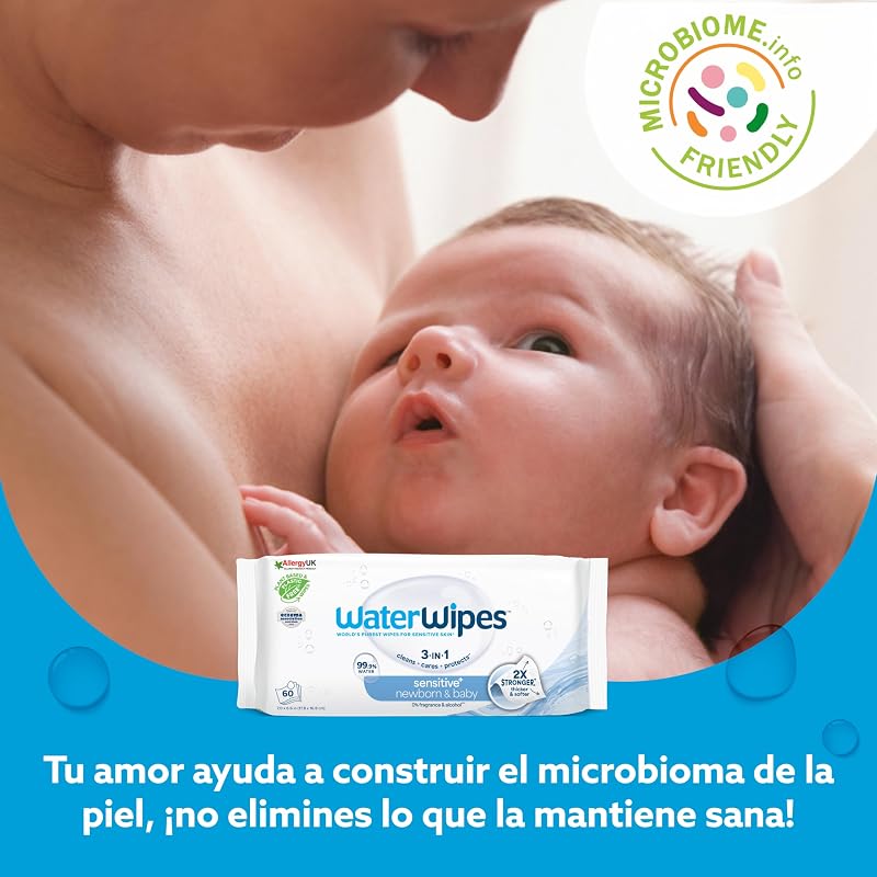 Sensitive+ Newborn & Baby Wipes, 12 Paquetes