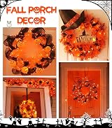 cshare Halloween LED Fairy Lights 50LED 5m Orange Fall Decor Battery Powered view 6