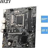 MSI PRO H610M-G Micro-ATX Motherboard LGA 1700 DDR5 PCIe 4.0 Gen3 M.2 view 3