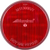 Maxxima M11300R Red 2-1/2" Round Clearance Marker Light
