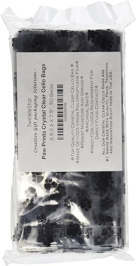 paw print treat bags